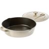 Cuisinart 12 Inch Cast Iron Chicken Fryer Cream Renewed Model