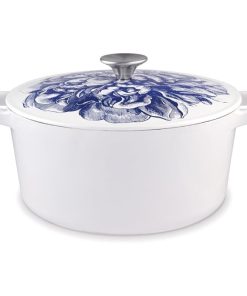 Cuisinart Caskata 5 Qt Round Covered Casserole Dish for Cooking