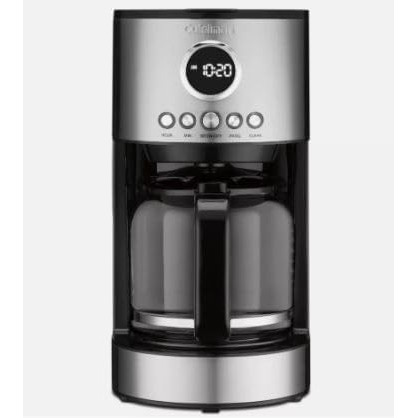 Cuisinart 12 Cup Coffee Maker DCC-1220WMFR Steel Silver Renewed