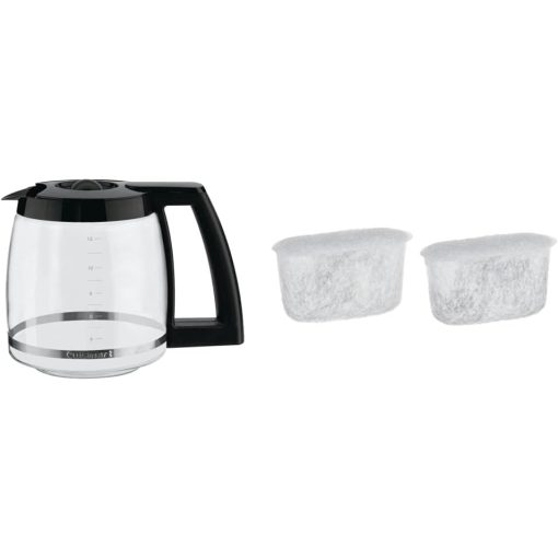 Cuisinart 12-Cup Glass Carafe DCC-1200PRC and Water Filters 2-Pack