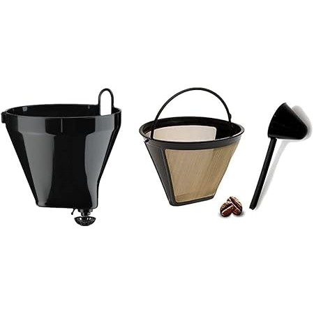 Cuisinart Filter Basket and Gold Tone Permanent Filter Bundle