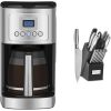 Cuisinart 14-Cup Coffee Maker with Glass Carafe and Block Knife Set