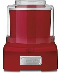 Cuisinart 1.5 Quart Ice Cream Maker Machine Ready in 20 Minutes Red