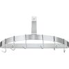 Cuisinart Chef Classic Half-Circle Wall Mount Pot Rack Brushed Steel