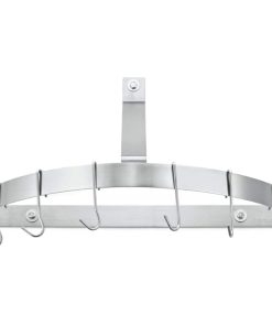 Cuisinart Chef Classic Half-Circle Wall Mount Pot Rack Brushed Steel