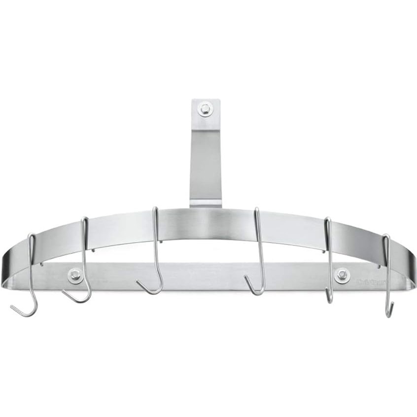 Cuisinart Chef Classic Half-Circle Wall Mount Pot Rack Brushed Steel