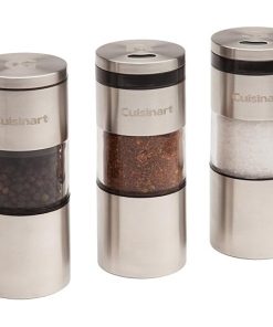 Cuisinart CSS-33 Magnetic Grilling Spice Set in Silver Color