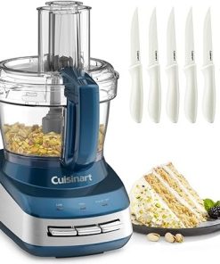 Cuisinart FP-110MB Core Custom 10-Cup Food Processor Marine Blue Bundle