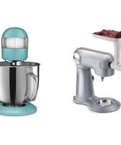 Cuisinart SM-50TQ Stand Mixer and MG-50 Meat Grinder Attachment White