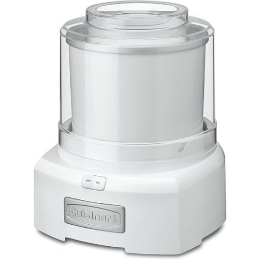 Cuisinart 1.5 Quart Ice Cream Maker Ready in 20 Minutes White