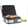 Cuisinart 5 in 1 Panini Press Griddler Sandwich Maker Stainless Steel 4