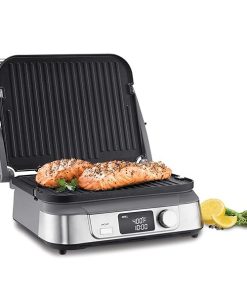Cuisinart GR-5BP1 Electric Griddler with 5-in-1 Functions and LCD Display