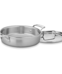 Cuisinart MultiClad Pro 3 Quart Stainless Steel Casserole with Lid