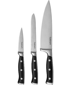 Cuisinart Classic Forged High Carbon Stainless Steel Knife Set 3-Piece