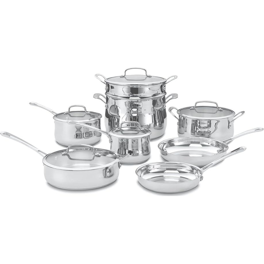 Cuisinart 13-Piece Stainless Cookware Set for Perfect Cooking