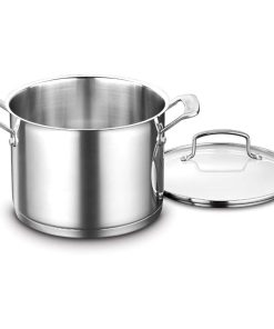 Cuisinart 6 Quart Stockpot with Cover Made of Stainless Steel