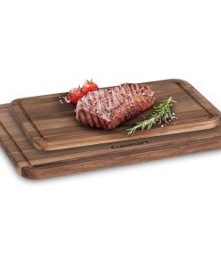 Cuisinart Acacia Wood Cutting Board Set 17x12 and 15x10 Inches