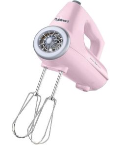 Cuisinart 7-Speed Hand Mixer Pink Color for Easy Baking Tasks