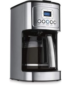 14 Cup Black Stainless Steel Permanent Filter Coffee Maker Timer