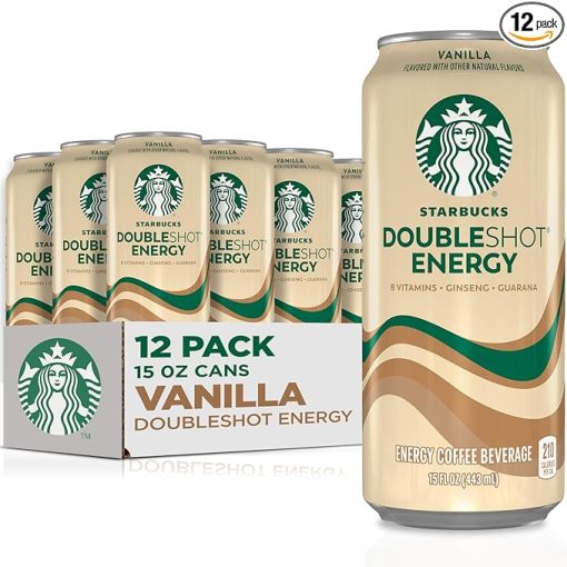 Starbucks Doubleshot Vanilla Iced Coffee Energy Drink 15 fl oz Pack