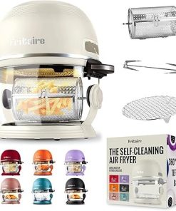 Non Toxic Glass Air Fryer 5 Quart Self-Cleaning BPA-Free Teflon Free