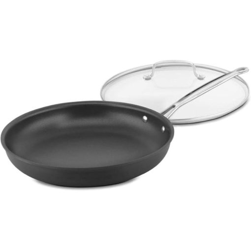 Cuisinart 12 Inch Nonstick Hard Anodized Skillet with Glass Cover