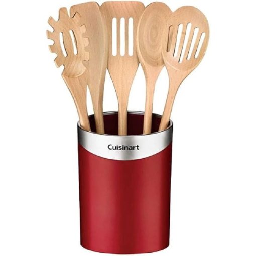 Red 6 Piece Kitchen Tool Set Essential Cooking Utensils - Image 2