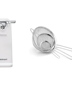 Cuisinart CCO-50N Deluxe Electric Can Opener and 3 Mesh Strainers