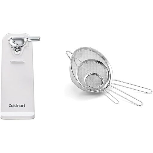 Cuisinart CCO-50N Deluxe Electric Can Opener and 3 Mesh Strainers