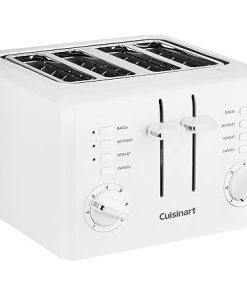 Cuisinart 4-Slice Compact Toaster White Model CPT-142P1