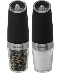 Cuisinart Gravity Salt and Pepper Mill with Blue LED Light 2/3 Cup