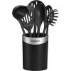Cuisinart Curve Crock Set of 7 Tools for Kitchen Organization Black