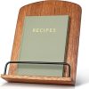 Stylish Solid Wood Cookbook Stand for Convenient Kitchen Use