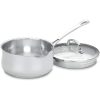 Cuisinart 10-Inch Nonstick Frittata Pan Set in Black Stainless Steel 3