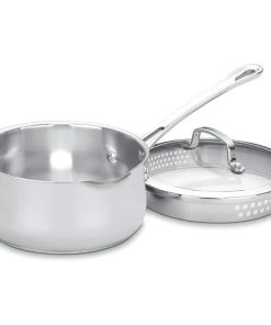 Cuisinart 419-18P 2 Quart Stainless Steel Pour Saucepan with Cover