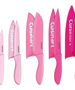 Cuisinart 10pc Pink Ceramic Coated Knife Set for BCRF C55-10PCPK
