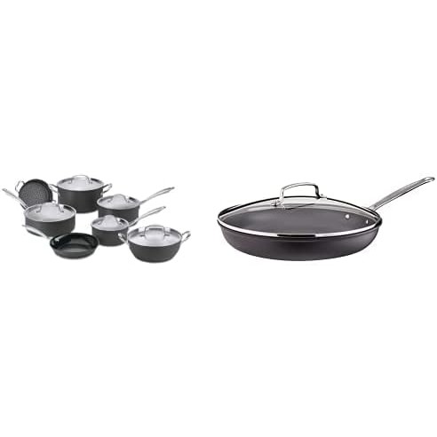 Cuisinart GreenGourmet 12-Piece Cookware Set with Skillet and Cover