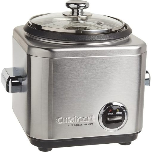 Cuisinart 4 Cup Rice Cooker with Stainless Steel Exterior