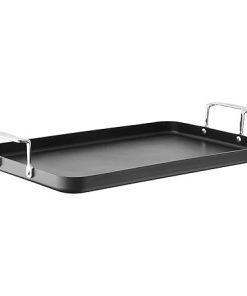Cuisinart Double Burner Griddle Nonstick Hard Anodized Stainless Steel