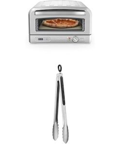 Cuisinart Indoor Pizza Oven Bundle with 12 Inch Tongs and Tools
