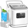 Compact Smart Ice Maker 33 lbs Daily 9 Cubes in 6 Mins App Control 4