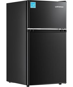 Upstreman 3.1 Cu Ft Mini Fridge with Freezer for Home and Office