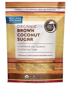 Big Tree Farms Organic Coconut Sugar Unrefined Vegan Baking 1 Pound