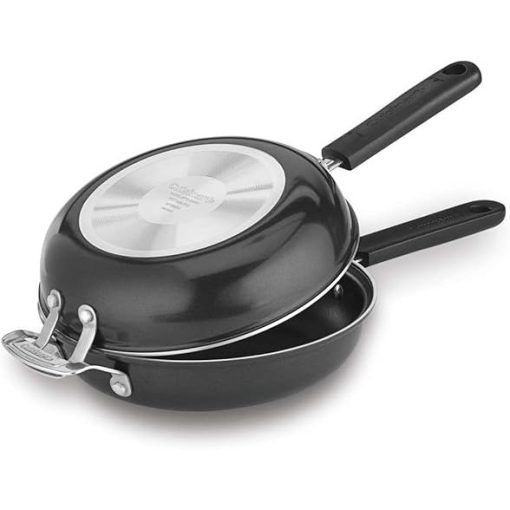 Cuisinart 10-Inch Nonstick Frittata Pan Set in Black Stainless Steel