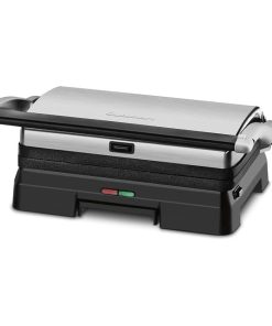 Cuisinart GR-11FR Griddler 3-in-1 Grill and Panini Press Black