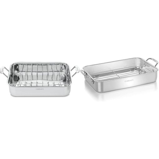 Cuisinart Roaster 16 Inch Chef's Classic Lasagna Pan with Rack
