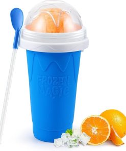 RELPOM Slushie Maker Cup for Frozen Smoothies and Ice Cream