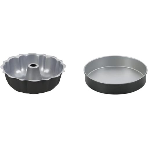 Cuisinart Classic Nonstick 9 Inch Round Cake Pan Silver 9.5 Inch Fluted
