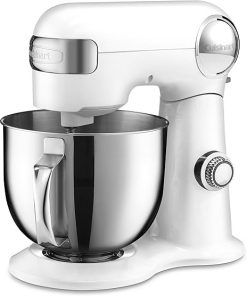 Cuisinart 12 Speed Stand Mixer 5.5 Quart Stainless Steel Bowl White