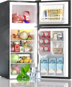 BANGSON 4.0 Cu.Ft Small Refrigerator with Freezer for Dorm and Office